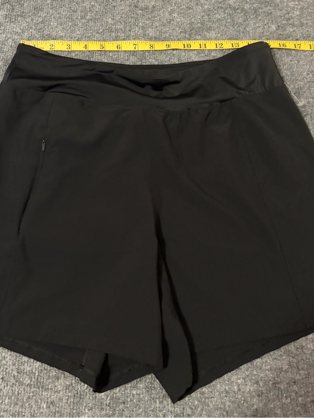 Hurley Black Performance Athletic Shorts
